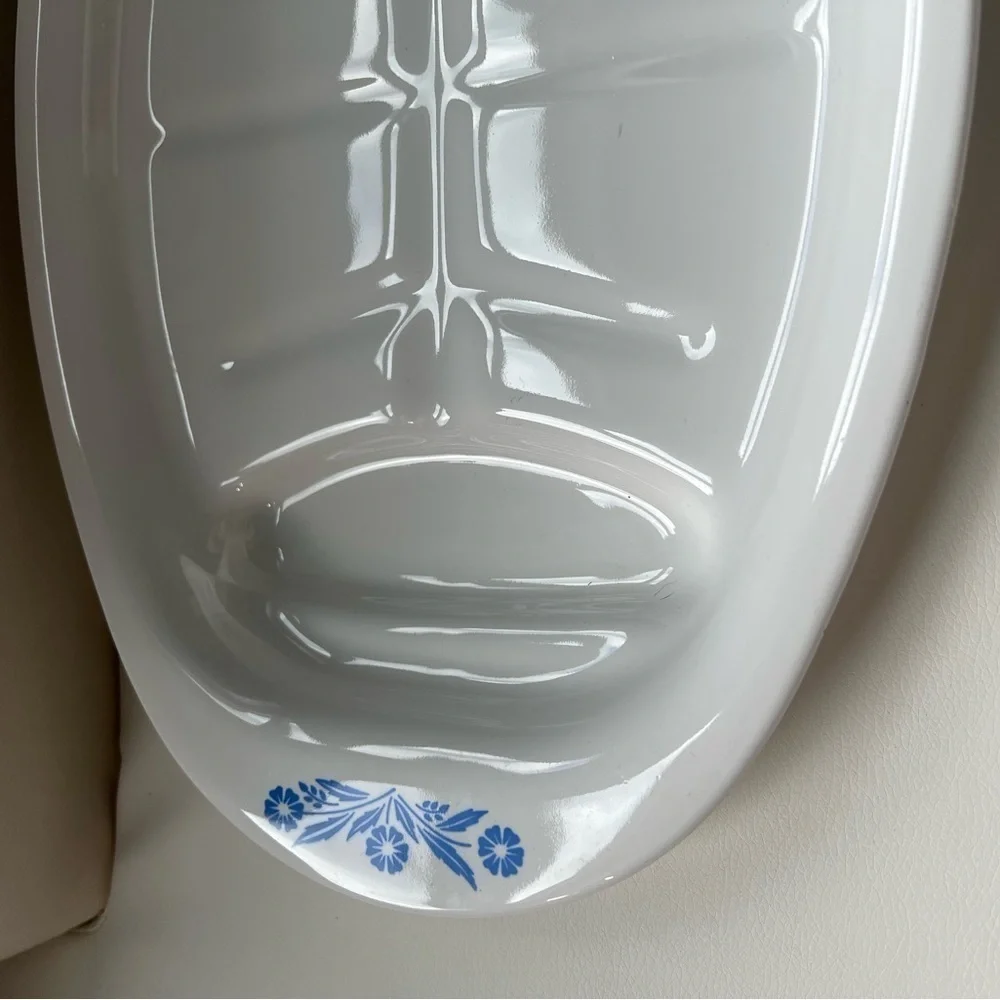 Vintage Corningware Corelle Blue Flower Platter